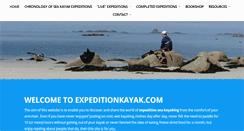 Desktop Screenshot of expeditionkayak.com