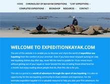 Tablet Screenshot of expeditionkayak.com